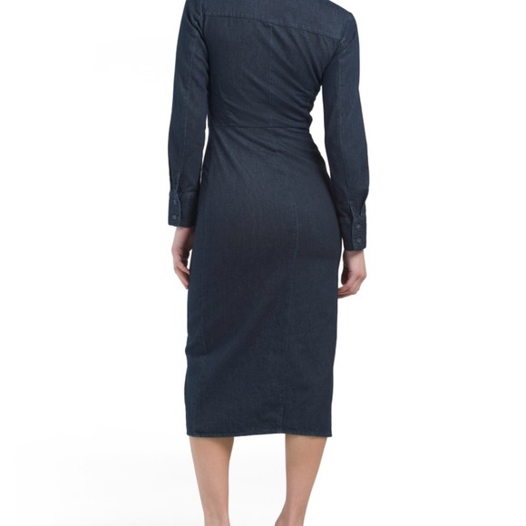 ZARA JUNIO’S DARK DENIM DRESS SIZE S - Picture 3 of 15